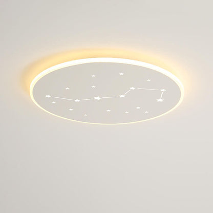 Modern Creative Dipper Round LED Flush Mount Ceiling Light