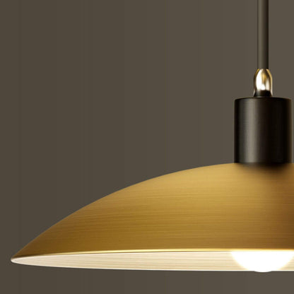 Nordic Minimalist Gold Color Copper 1-Light Pendant Light