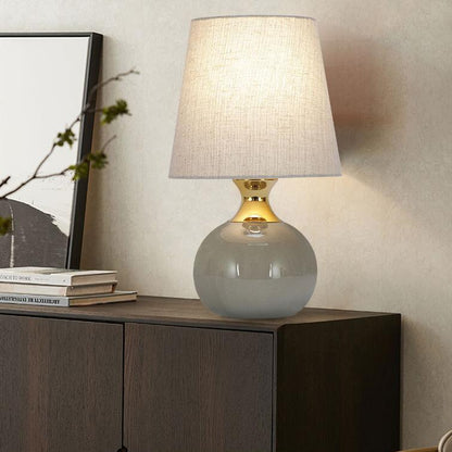 Modern Decorative Ceramic 1-Light Touch Dimming Table Lamp