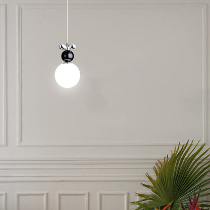 Modern Minimalist Hardware Design Sphere 1-light Pendant Light