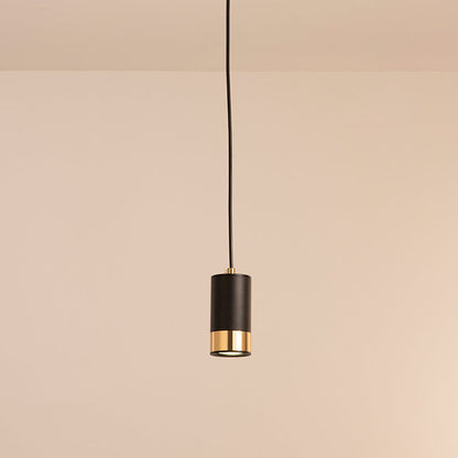 Nordic Minimalist Column Iron Mini 1-Light Pendant Light