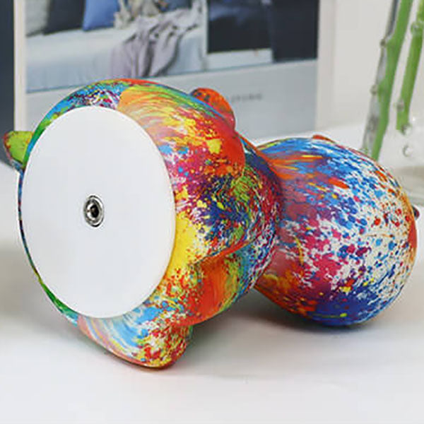 Creative Unicorn Painted 3D Printed LED Night Light Table Lamp