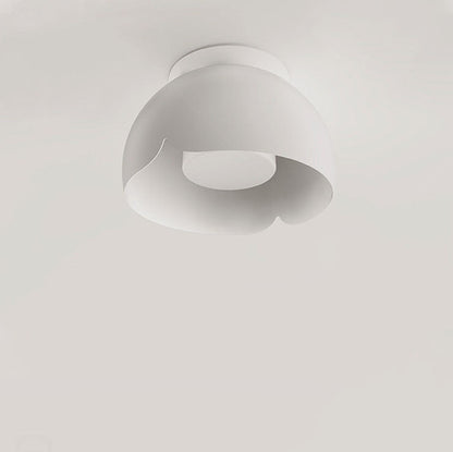 Modern Minimalist Pure White Iron LED Wall Sconce Lamp Flush Mount Lighting