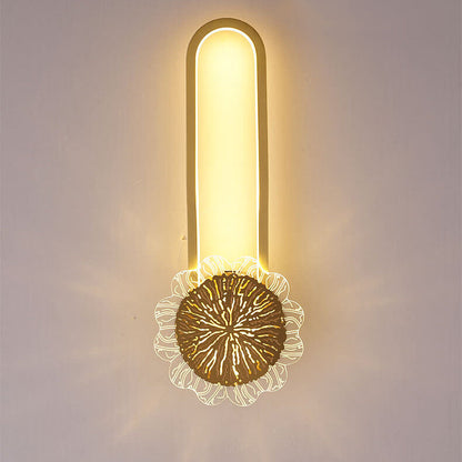 Industrial Full Copper Minimalist Creative Ring Design LED Wall Sconce Lamp