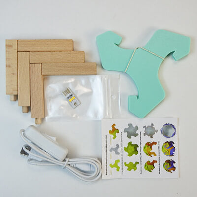 DIY Moon Lamp LED Night Light USB Decorative Table Lamp