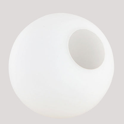 Nordic Creative Glass Ball Bend Solid Wood 1-Light Table Lamp