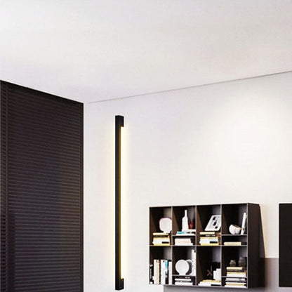 Modern Simplicity Long Strip Aluminum Silicone LED Wall Sconce Lamp