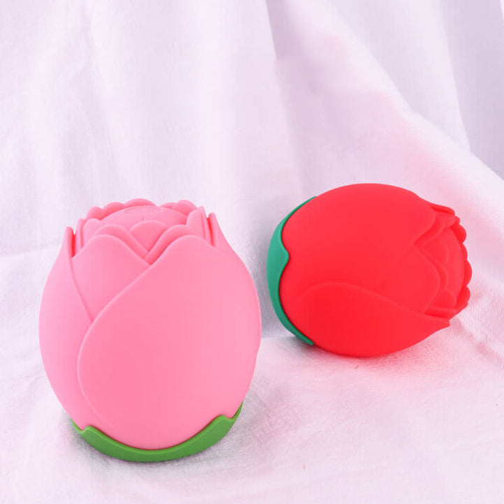 Creative Rose Silicone Pat USB Atmosphere LED Night Light Table Lamp