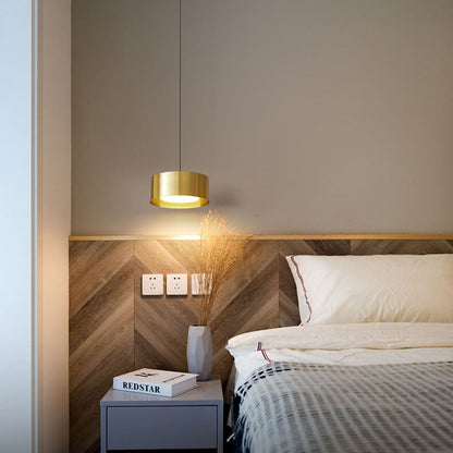 Modern Minimalist Round Head Iron LED Pendant Light