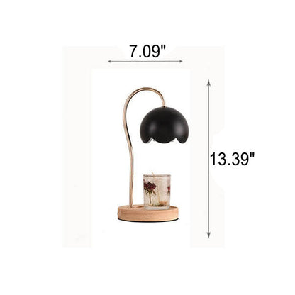 Nordic Rose Dome Dimmable 1-Light Melting Wax Table Lamp