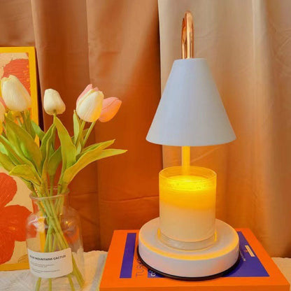 Nordic Vintage Metal Cone Lifting 1-Light Melting Wax Table Lamp