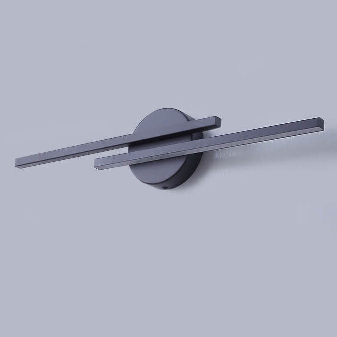 Modern Light Luxury Bar Iron Acrylic LED Vanity Light Wall Sconce Lamp