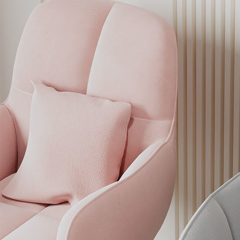 Modern Minimalist Sponge Square Vanity Stool Backrest For Bedroom