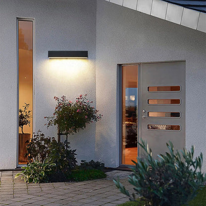 Minimalist Outdoor Waterproof One-Line Rectangular LED Waterproof Wall Sconce Lamp
