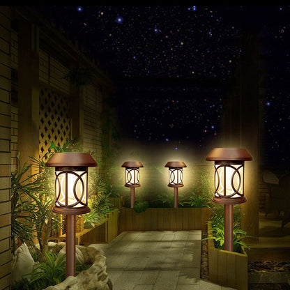 Modern Classics Decorative Solar Outdoor Lawn LED Garden Ground Insert Landscape Light