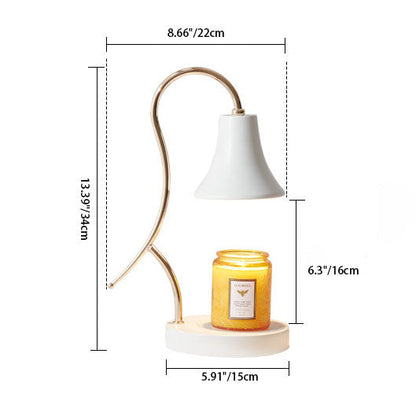 Modern Minimalist Creative Iron Flower Shape 1-Light Melting Wax Table Lamp
