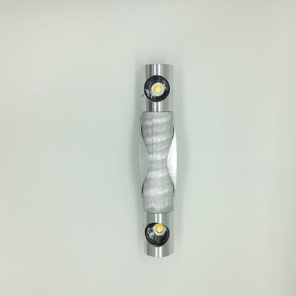 مصباح حائط LED أسطواني دوار حديث إبداعي من الألومنيوم 