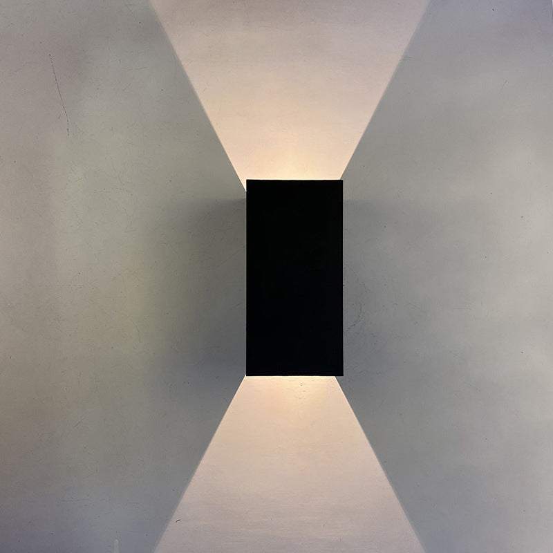 Modern Smart Square APP Dimming Waterproof LED Wall Sconce Lamp