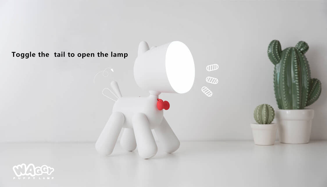 Smart Dog Night Light USB LED Table Lamp
