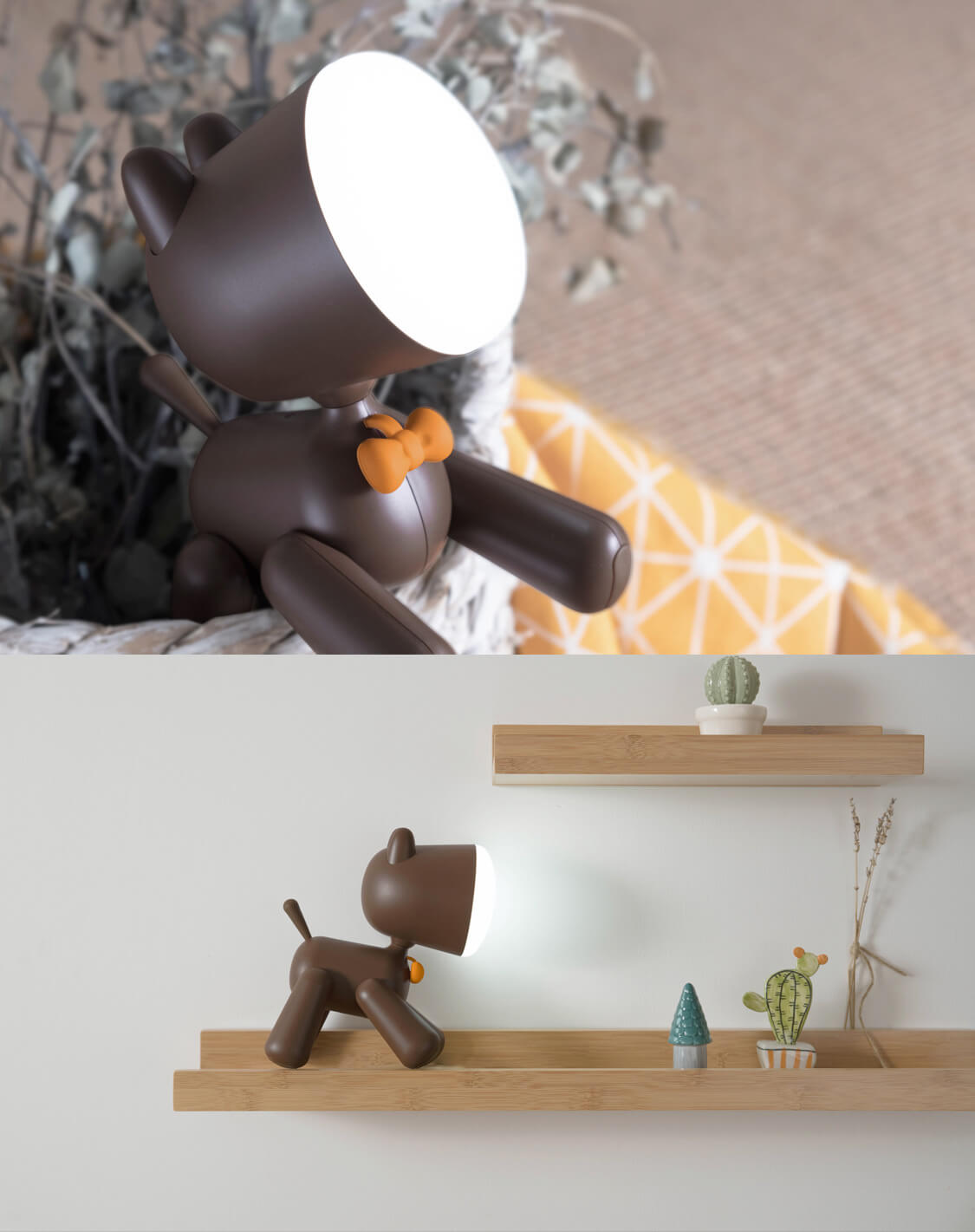 Smart Dog Night Light USB LED Table Lamp