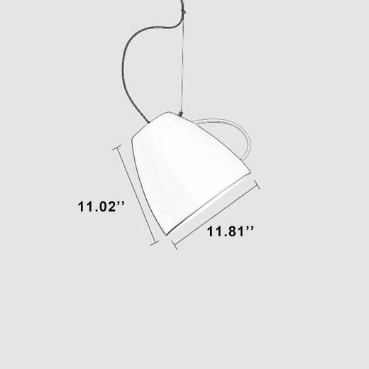 Modern Macaron Cup Shaped 1-Light Pendant Light
