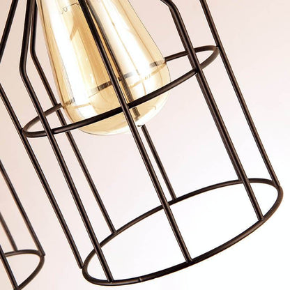 Industrial Retro Bottle Shape Metal 1-Light Red Valve and Pipe Socket Design Pendant Light