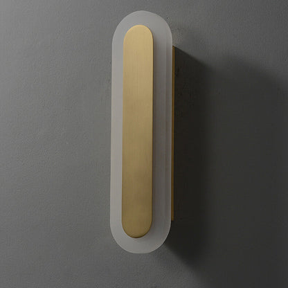 Modern Luxury Brass Ring LED Wall Sconce Lamp