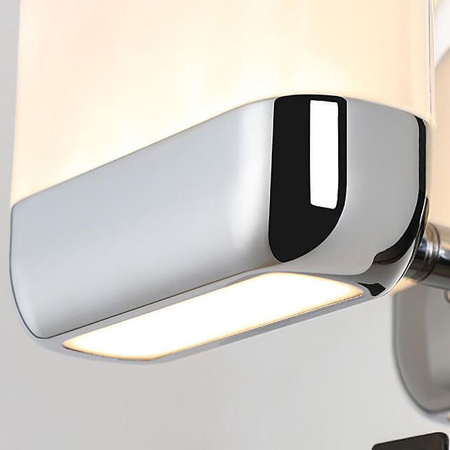 مصباح حائط LED مربع الشكل مصنوع من الأكريليك بتصميم عصري وبسيط من الفولاذ المقاوم للصدأ 