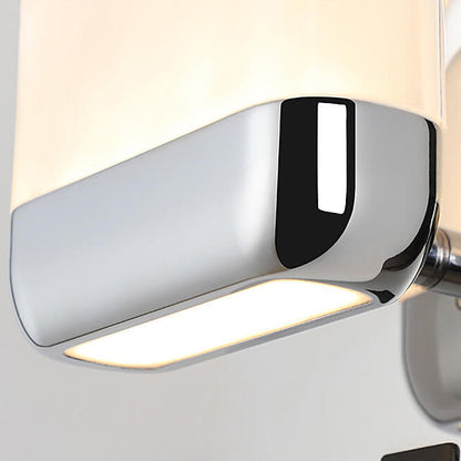 مصباح حائط LED مربع الشكل مصنوع من الأكريليك بتصميم عصري وبسيط من الفولاذ المقاوم للصدأ 