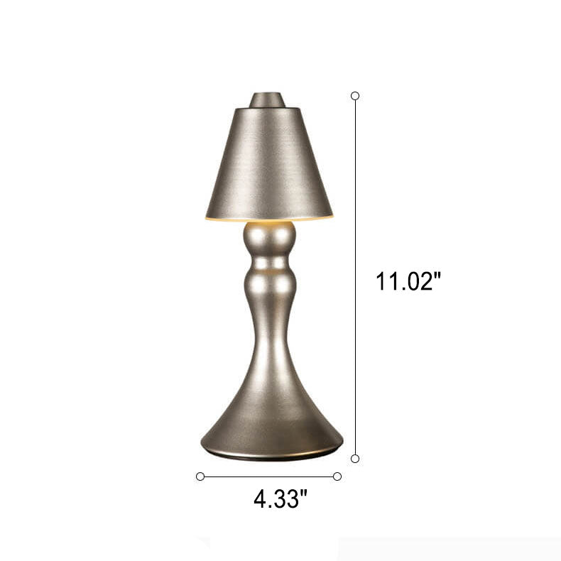 Modern Metal Rechargeable LED Table Lamp