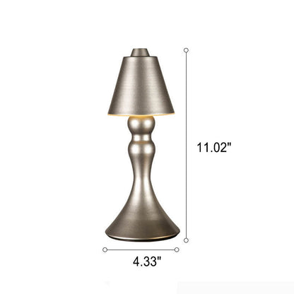 Modern Metal Rechargeable LED Table Lamp