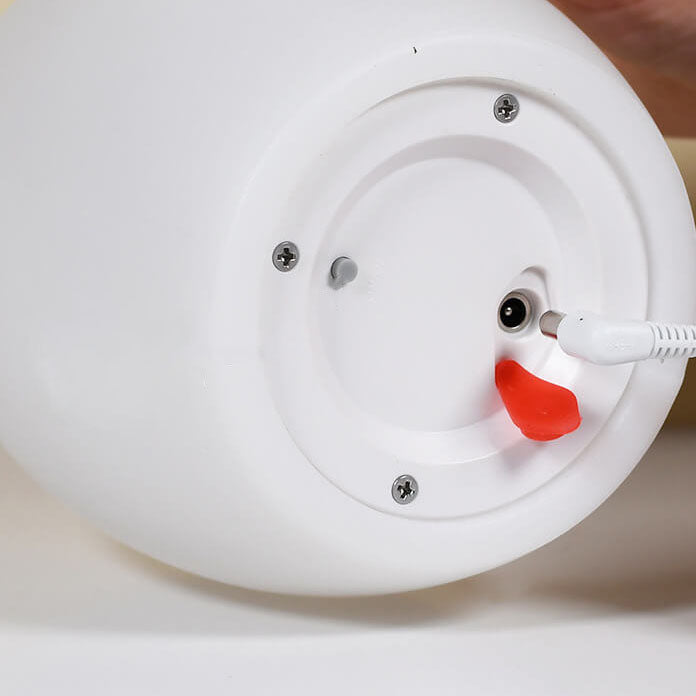 RGB ABS Egg Shaped LED Decorative Table Lamp