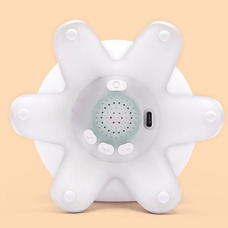 クリエイティブシリコンクラゲ音楽USB充電式リモコンLEDナイトライトテーブルランプ