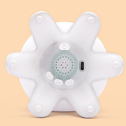 クリエイティブシリコンクラゲ音楽USB充電式リモコンLEDナイトライトテーブルランプ