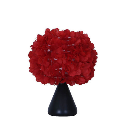 Fabric Simulation Gourd Flower Bouquet Design 1-Light Table Lamp