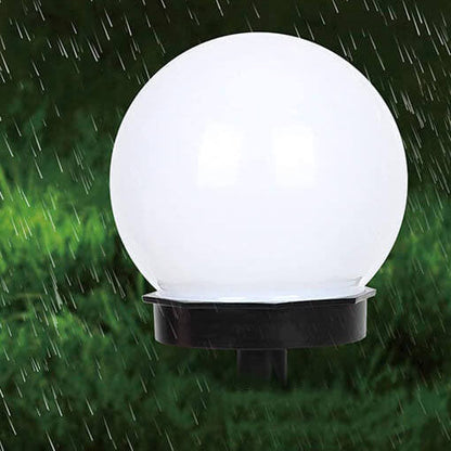Solar Round Ball LED Outdoor Lawn Decorative Ground Plug Light