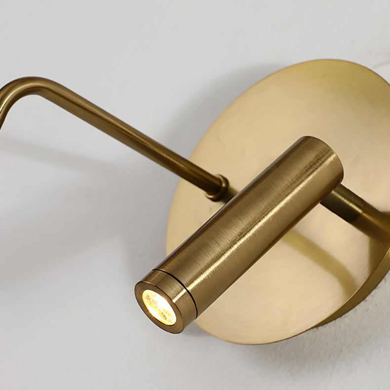 Contemporary Nordic Iron Acrylic Ball Pendant 1-Light LED Wall Sconce Lamp For Bedside