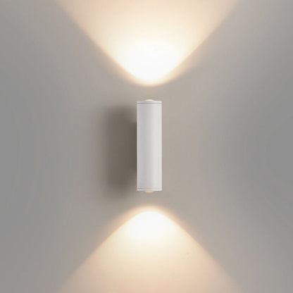 مصباح حائط LED أسطواني من الحديد والألومنيوم بتصميم عصري بسيط لغرفة النوم 