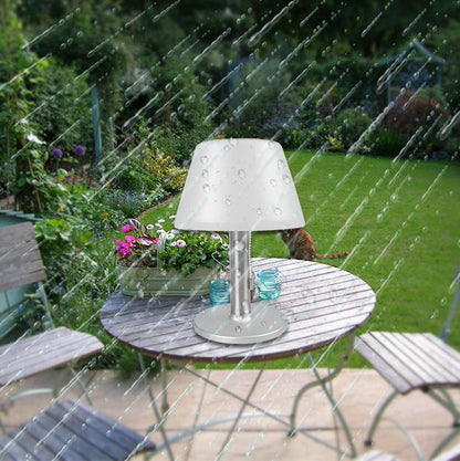 Solar Powered Modern Cone Induction Waterproof LED Table Lamp