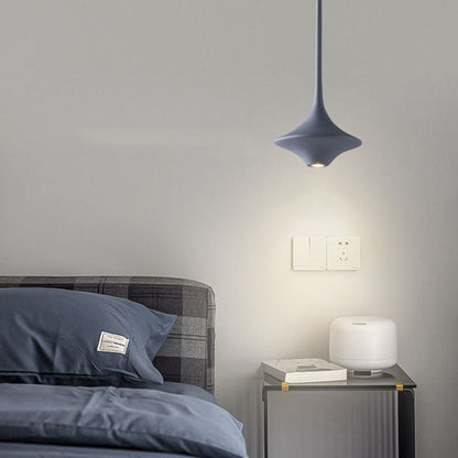 Modern Minimalist Solid Color Hardware Resin LED Pendant Light