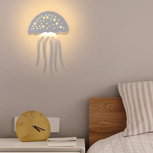 Modern Creative 1-Light LED Jellyfish Wall Lamp