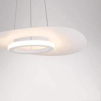 مصباح LED معلق على شكل قبعة من الألومنيوم بتصميم عصري بسيط