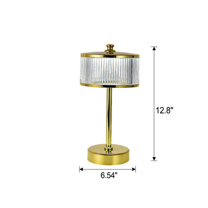 Creative Light Luxury Acrylic Rechargeable LED Touch Ambient Table Lamp
