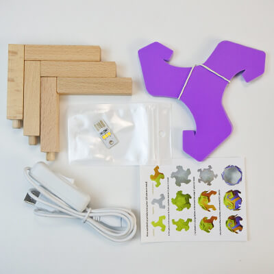 DIY Moon Lamp LED Night Light USB Decorative Table Lamp