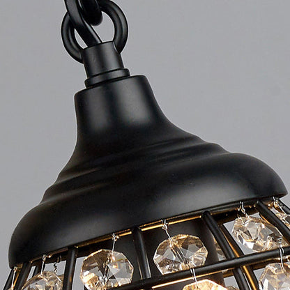 Traditional European Dragon Crystal Iron Resin 1-Light Wall Sconce Lamp For Living Room