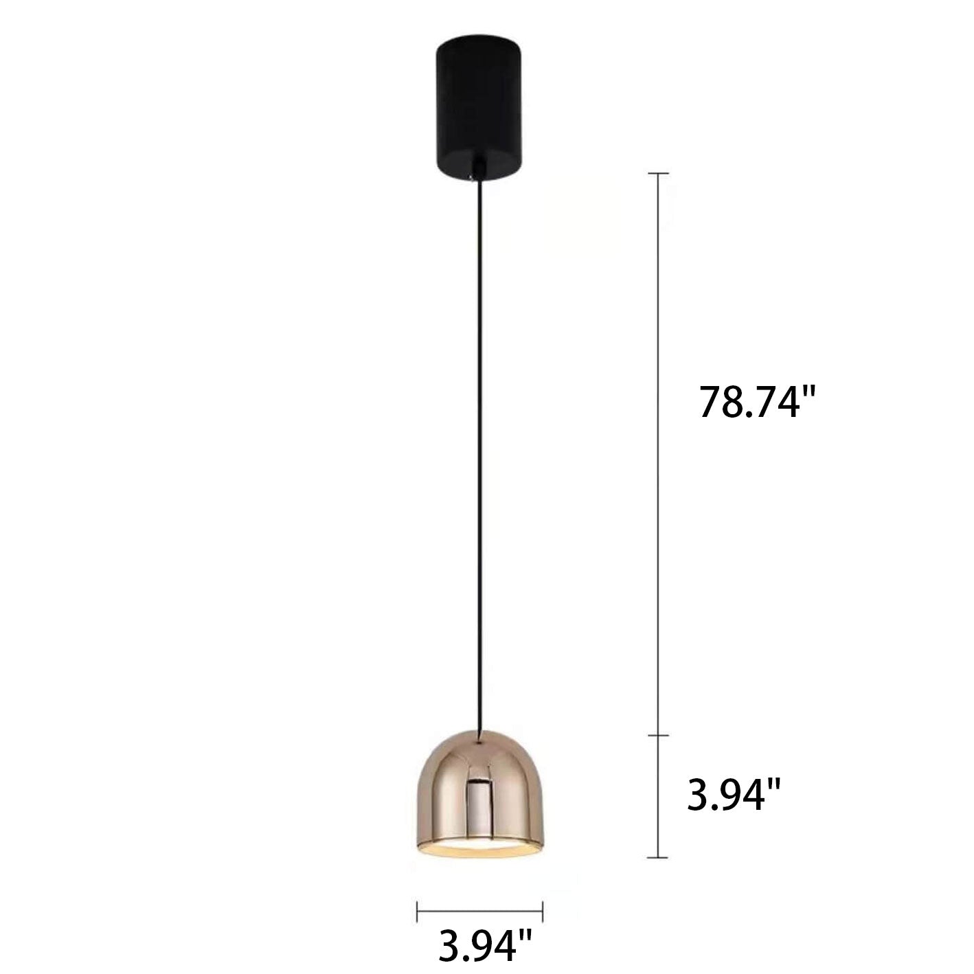 مصباح LED صغير على شكل قبة بتصميم عصري بسيط 