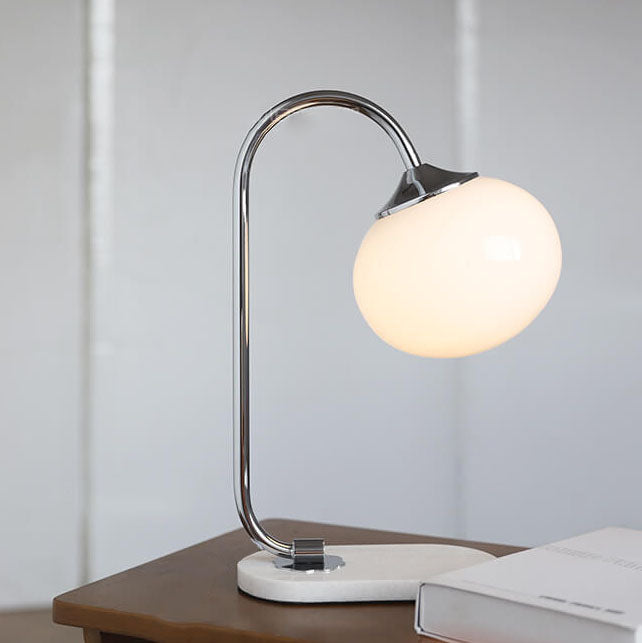 Nordic Minimalist Nostalgic Glass Sphere 1-Light Table Lamp