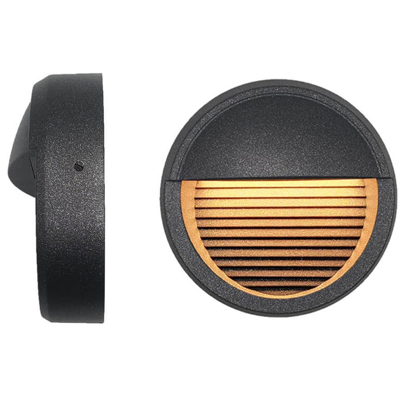 Modern Round Aluminum LED Outdoor Stair Enclosure Step Light