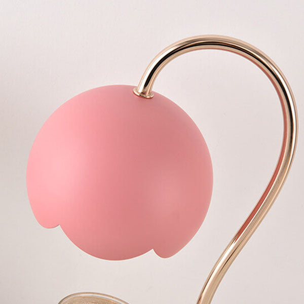 Nordic Rose Dome Dimmable 1-Light Melting Wax Table Lamp