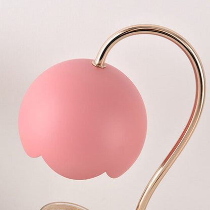 Nordic Rose Dome Dimmable 1-Light Melting Wax Table Lamp